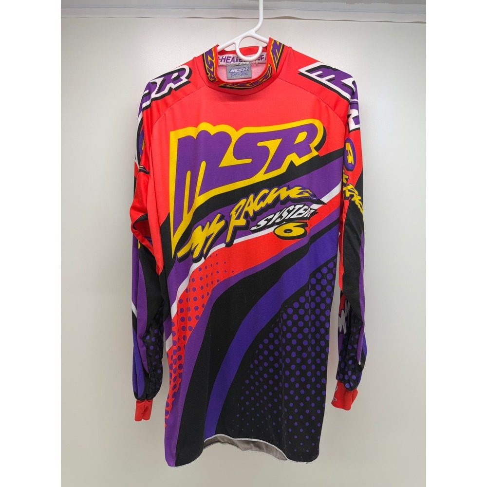 Vintage Motocross Jersey MSR System 6 Size XXL